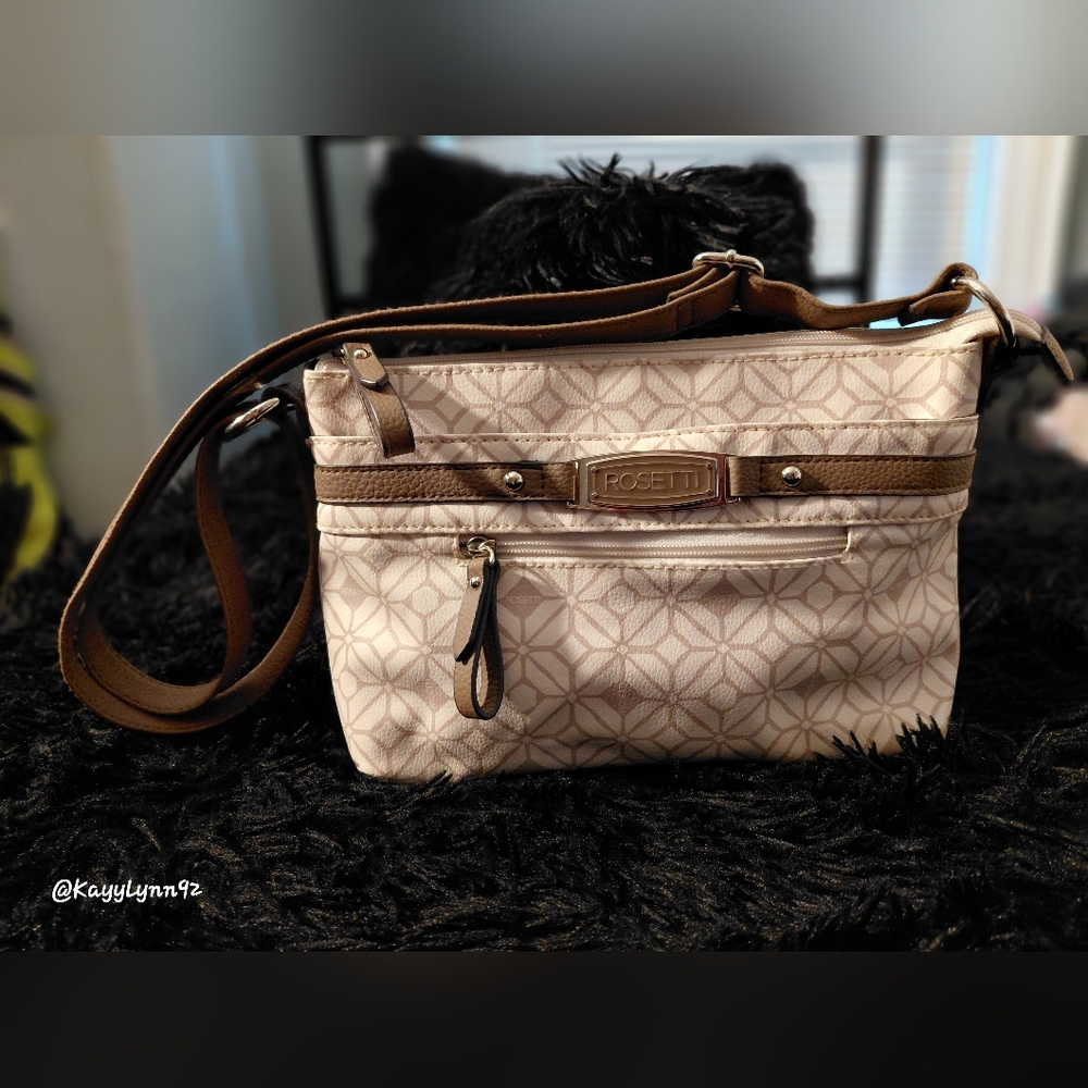 Rosetti Beige and Brown Women's Purse